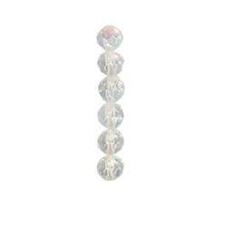 AussieSuperStore Jewellery Making Supplies Crystal AB Bead Crystal Round Facet 6mm 32pcs (in 2 colours) Bead Crystal Round Facet 6mm 32pcs (in 2 colours) | Jewellery Making Beads 9323823153380 CRY017